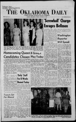 The Oklahoma Daily (Norman, Okla.), Vol. 50, No. 34, Ed. 1 Friday, October 25, 1963