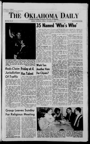 The Oklahoma Daily (Norman, Okla.), Vol. 50, No. 49, Ed. 1 Friday, November 15, 1963