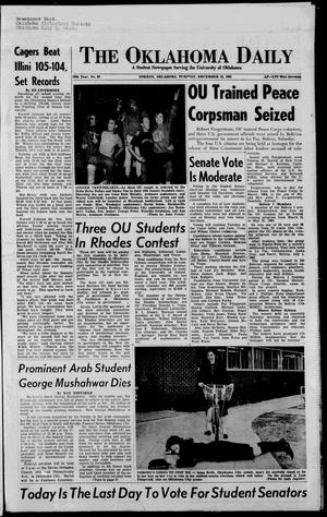 The Oklahoma Daily (Norman, Okla.), Vol. 50, No. 63, Ed. 1 Tuesday, December 10, 1963