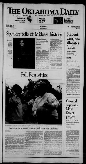 The Oklahoma Daily (Norman, Okla.), Vol. 86, No. 43, Ed. 1 Wednesday, October 23, 2002