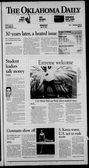 The Oklahoma Daily (Norman, Okla.), Vol. 86, No. 85, Ed. 1 Wednesday, January 22, 2003