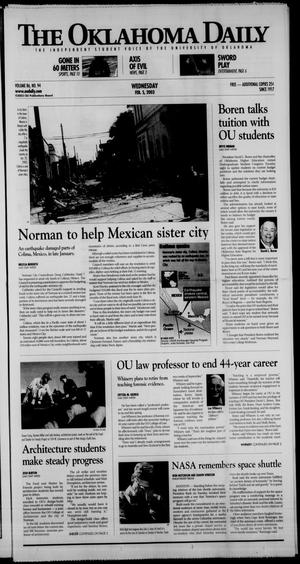 The Oklahoma Daily (Norman, Okla.), Vol. 86, No. 95, Ed. 1 Wednesday, February 5, 2003