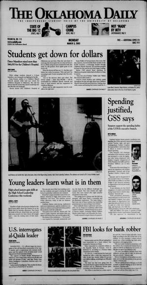 The Oklahoma Daily (Norman, Okla.), Vol. 86, No. 113, Ed. 1 Monday, March 3, 2003