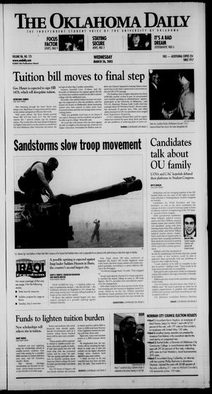 Primary view of object titled 'The Oklahoma Daily (Norman, Okla.), Vol. 86, No. 125, Ed. 1 Wednesday, March 26, 2003'.