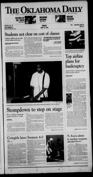 The Oklahoma Daily (Norman, Okla.), Vol. 86, No. 146, Ed. 1 Friday, April 25, 2003