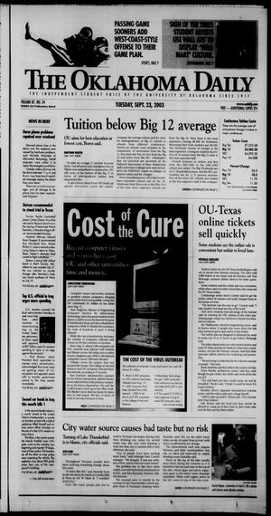 The Oklahoma Daily (Norman, Okla.), Vol. 86, No. 24, Ed. 1 Tuesday, September 23, 2003