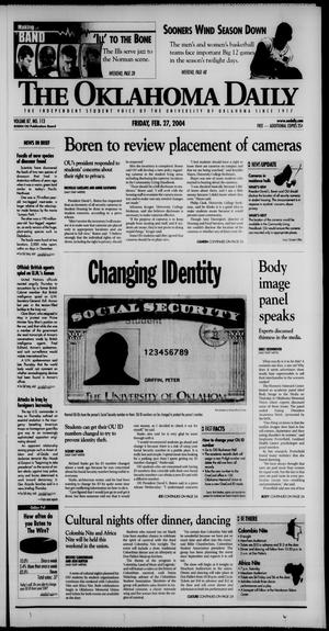 The Oklahoma Daily (Norman, Okla.), Vol. 87, No. 113, Ed. 1 Friday, February 27, 2004