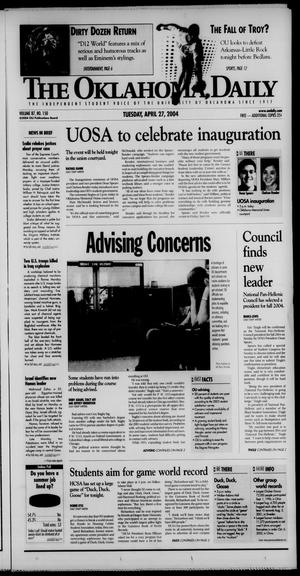 The Oklahoma Daily (Norman, Okla.), Vol. 87, No. 150, Ed. 1 Tuesday, April 27, 2004