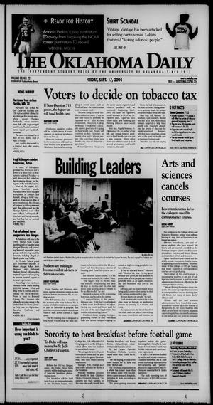 The Oklahoma Daily (Norman, Okla.), Vol. 88, No. 22, Ed. 1 Friday, September 17, 2004