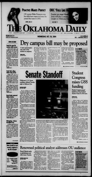 The Oklahoma Daily (Norman, Okla.), Vol. 88, No. 44, Ed. 1 Wednesday, October 20, 2004