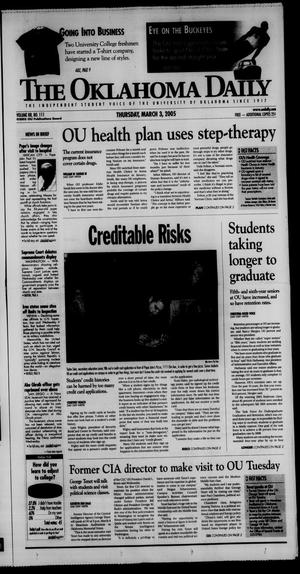 The Oklahoma Daily (Norman, Okla.), Vol. 88, No. 111, Ed. 1 Thursday, March 3, 2005