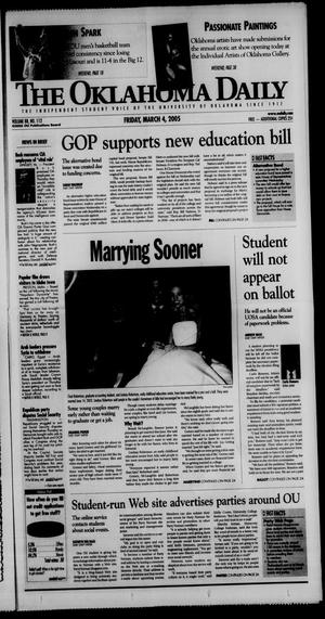 The Oklahoma Daily (Norman, Okla.), Vol. 88, No. 112, Ed. 1 Friday, March 4, 2005