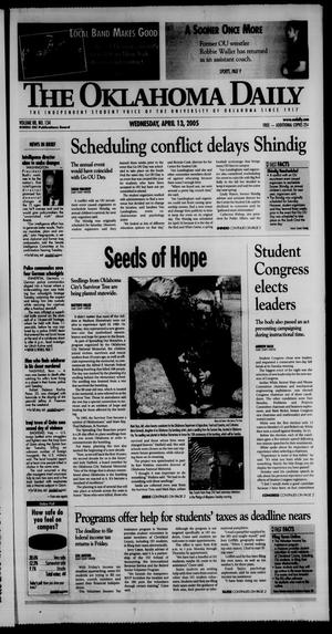 The Oklahoma Daily (Norman, Okla.), Vol. 88, No. 134, Ed. 1 Wednesday, April 13, 2005