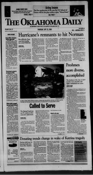 The Oklahoma Daily (Norman, Okla.), Vol. 90, No. 27, Ed. 1 Thursday, September 22, 2005