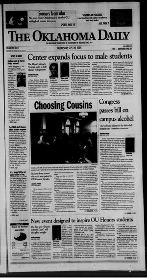 The Oklahoma Daily (Norman, Okla.), Vol. 90, No. 31, Ed. 1 Wednesday, September 28, 2005