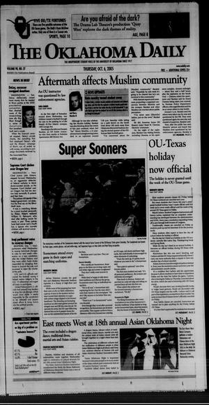 The Oklahoma Daily (Norman, Okla.), Vol. 90, No. 37, Ed. 1 Thursday, October 6, 2005