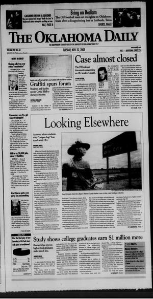 The Oklahoma Daily (Norman, Okla.), Vol. 90, No. 68, Ed. 1 Tuesday, November 22, 2005