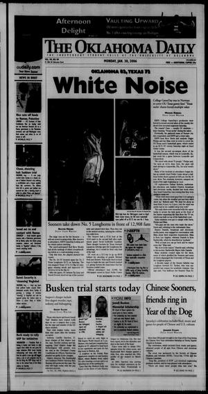 Primary view of object titled 'The Oklahoma Daily (Norman, Okla.), Vol. 90, No. 89, Ed. 1 Monday, January 30, 2006'.
