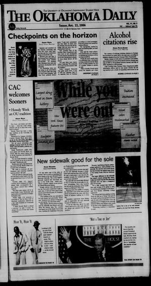The Oklahoma Daily (Norman, Okla.), Vol. 91, No. 5, Ed. 1 Tuesday, August 22, 2006
