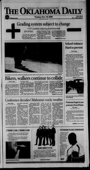 The Oklahoma Daily (Norman, Okla.), Vol. 91, No. 45, Ed. 1 Thursday, October 19, 2006