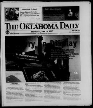 The Oklahoma Daily (Norman, Okla.), Vol. 91, No. 155, Ed. 1 Wednesday, June 13, 2007
