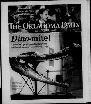 The Oklahoma Daily (Norman, Okla.), Vol. 91, No. 155, Ed. 1 Wednesday, June 4, 2008