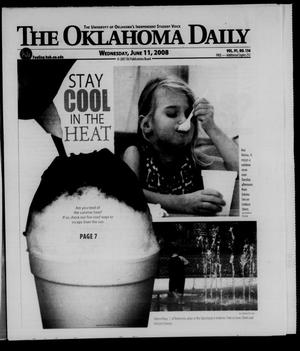 The Oklahoma Daily (Norman, Okla.), Vol. 91, No. 156, Ed. 1 Wednesday, June 11, 2008