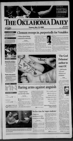 The Oklahoma Daily (Norman, Okla.), Vol. 93, No. 59, Ed. 1 Thursday, November 13, 2008