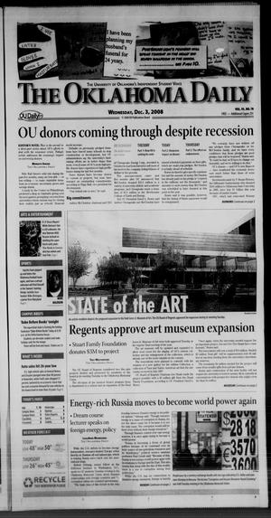 The Oklahoma Daily (Norman, Okla.), Vol. 93, No. 70, Ed. 1 Wednesday, December 3, 2008