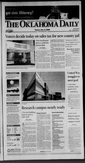 The Oklahoma Daily (Norman, Okla.), Vol. 93, No. 74, Ed. 1 Tuesday, December 9, 2008
