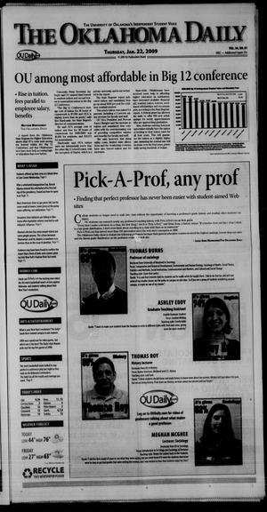 The Oklahoma Daily (Norman, Okla.), Vol. 94, No. 3, Ed. 1 Thursday, January 22, 2009