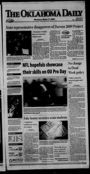 The Oklahoma Daily (Norman, Okla.), Vol. 94, No. 113, Ed. 1 Wednesday, March 11, 2009