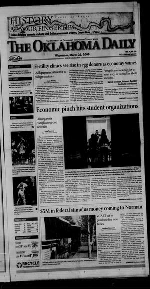 The Oklahoma Daily (Norman, Okla.), Vol. 94, No. 118, Ed. 1 Wednesday, March 25, 2009