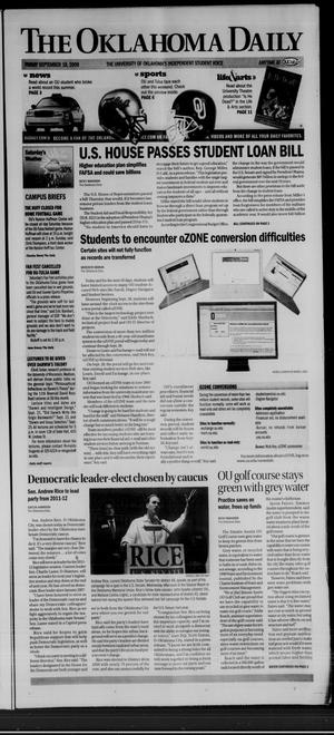 The Oklahoma Daily (Norman, Okla.), Vol. 95, No. 22, Ed. 1 Friday, September 18, 2009