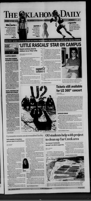 Primary view of object titled 'The Oklahoma Daily (Norman, Okla.), Vol. 95, No. 38, Ed. 1 Monday, October 12, 2009'.
