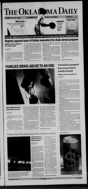 The Oklahoma Daily (Norman, Okla.), Vol. 95, No. 55, Ed. 1 Thursday, November 5, 2009