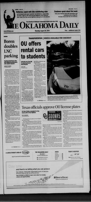 The Oklahoma Daily (Norman, Okla.), Vol. 96, No. 8, Ed. 1 Thursday, August 26, 2010