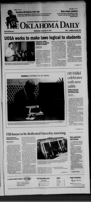 The Oklahoma Daily (Norman, Okla.), Vol. 96, No. 15, Ed. 1 Wednesday, September 8, 2010