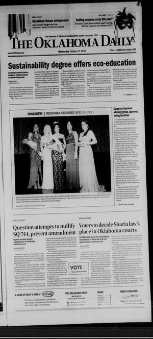 The Oklahoma Daily (Norman, Okla.), Vol. 96, No. 49, Ed. 1 Wednesday, October 27, 2010