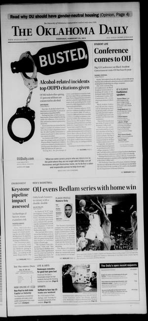 The Oklahoma Daily (Norman, Okla.), Vol. 97, No. 107, Ed. 1 Thursday, February 23, 2012