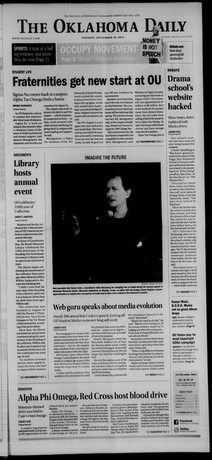 The Oklahoma Daily (Norman, Okla.), Vol. 98, No. 24, Ed. 1 Tuesday, September 18, 2012