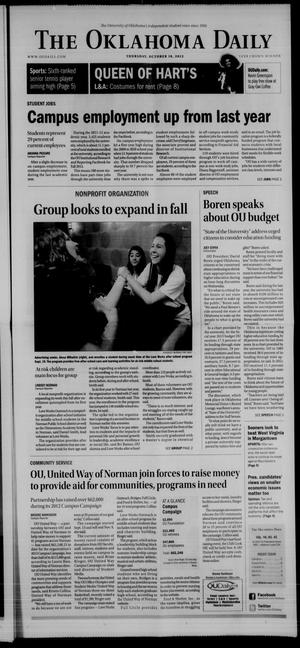 The Oklahoma Daily (Norman, Okla.), Vol. 98, No. 45, Ed. 1 Thursday, October 18, 2012