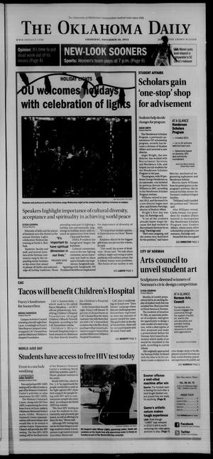 The Oklahoma Daily (Norman, Okla.), Vol. 98, No. 70, Ed. 1 Thursday, November 29, 2012
