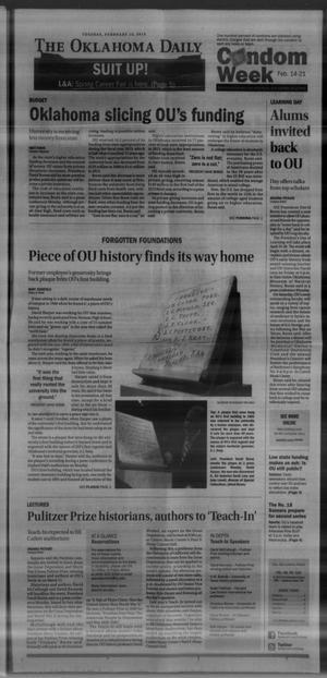 The Oklahoma Daily (Norman, Okla.), Vol. 98, No. 102, Ed. 1 Tuesday, February 19, 2013
