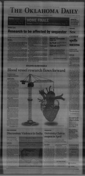 The Oklahoma Daily (Norman, Okla.), Vol. 98, No. 108, Ed. 1 Wednesday, March 6, 2013