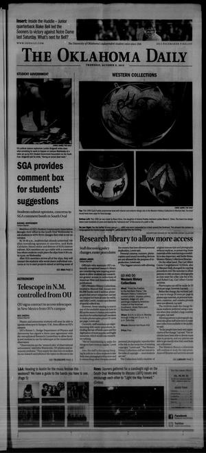 The Oklahoma Daily (Norman, Okla.), Vol. 99, No. 33, Ed. 1 Thursday, October 3, 2013