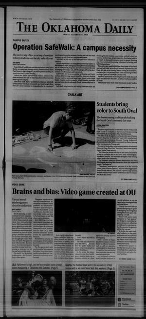 The Oklahoma Daily (Norman, Okla.), Vol. 99, No. 49, Ed. 1 Friday, October 25, 2013
