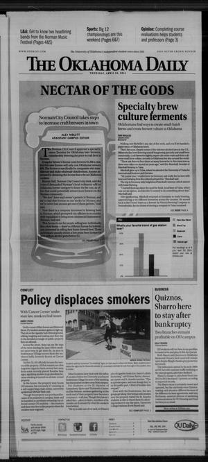 The Oklahoma Daily (Norman, Okla.), Vol. 99, No. 144, Ed. 1 Thursday, April 24, 2014