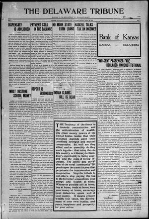 The Delaware Tribune (Kansas, Okla.), Vol. 1, No. 7, Ed. 1 Friday, February 18, 1910