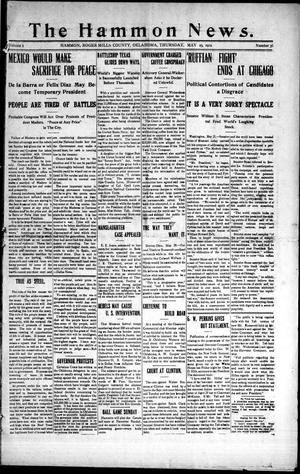 The Hammon News. (Hammon, Okla.), Vol. 2, No. 36, Ed. 1 Thursday, May 23, 1912